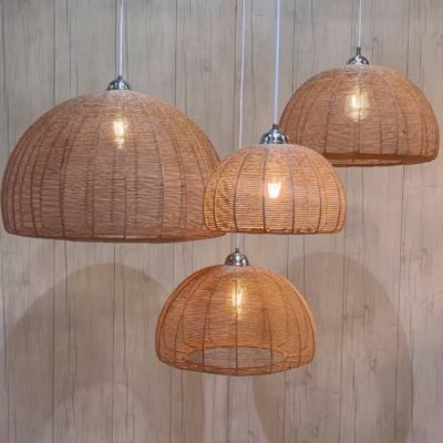 گالری ویا لوستر رافیا و مکرومه